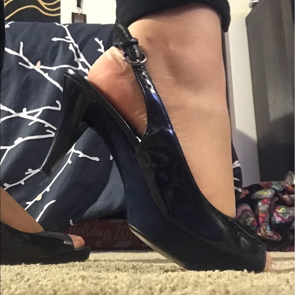 Nine West Shoes - 🌌Unique peep toe heels🌌